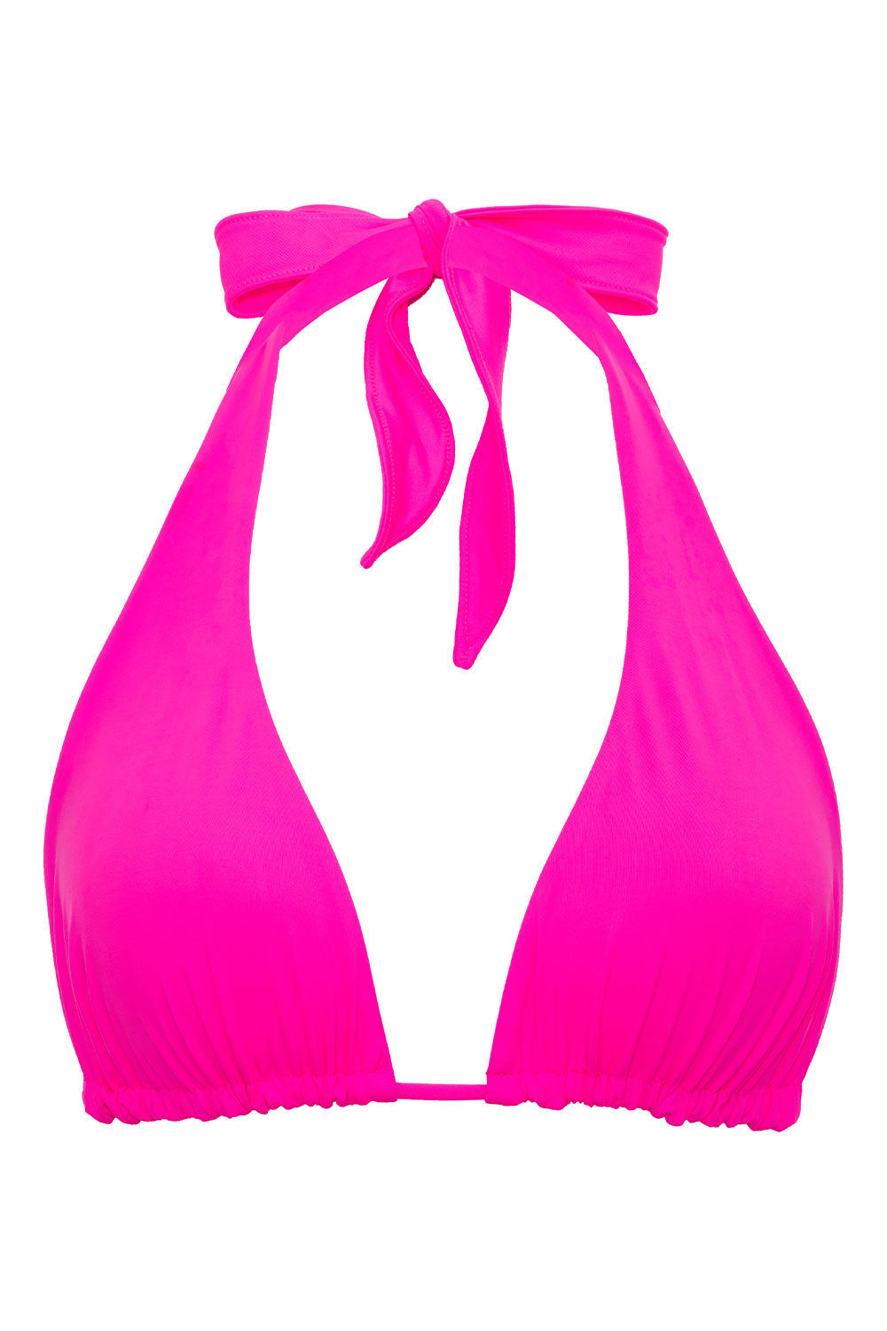 Watermelon-Patterned Diana Halter Bikini Top for Larger Busts
